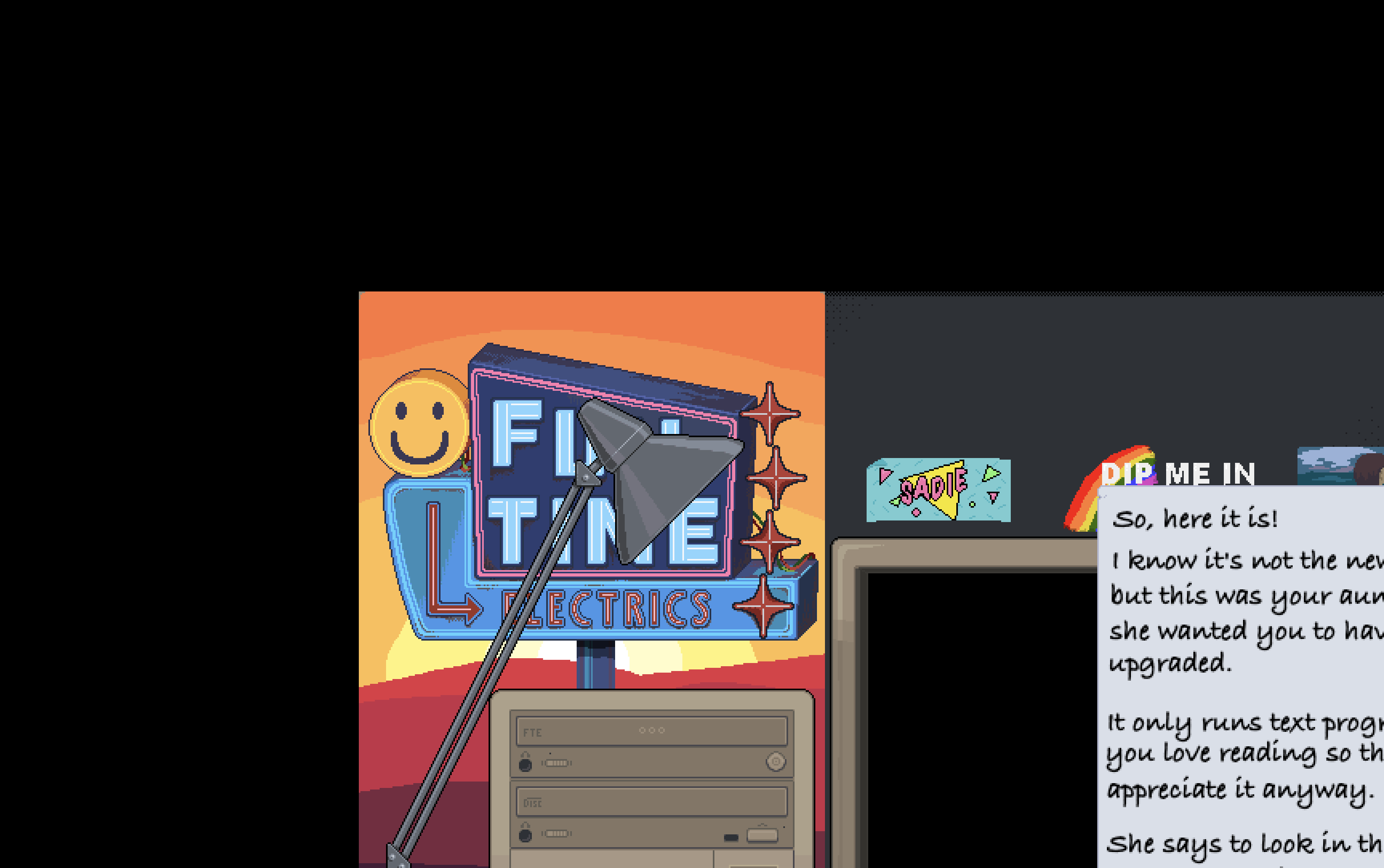 full screen screenshot right after launch