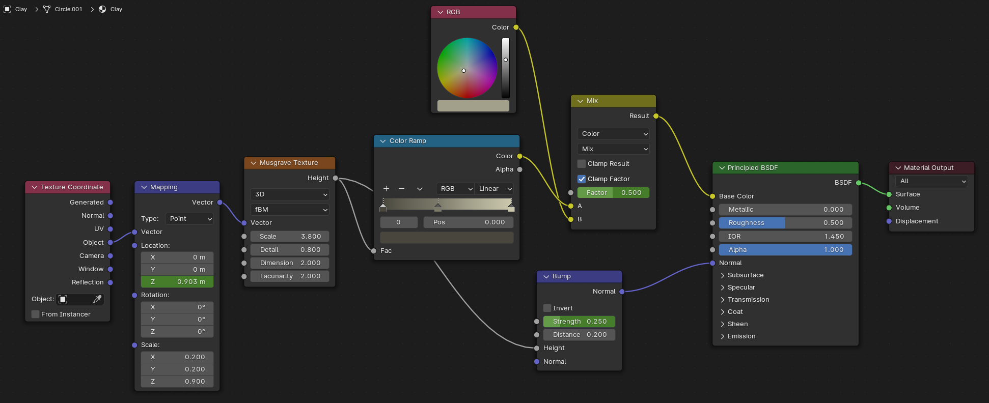 Clay Material Clay Material