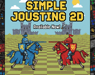 **SIMPLE JOUSTING 2D** game screenshot
