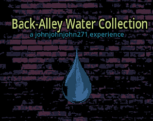 back-alley water collection game screenshot
