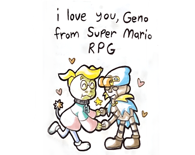 Cover image for i love you, Geno from Super Mario RPG