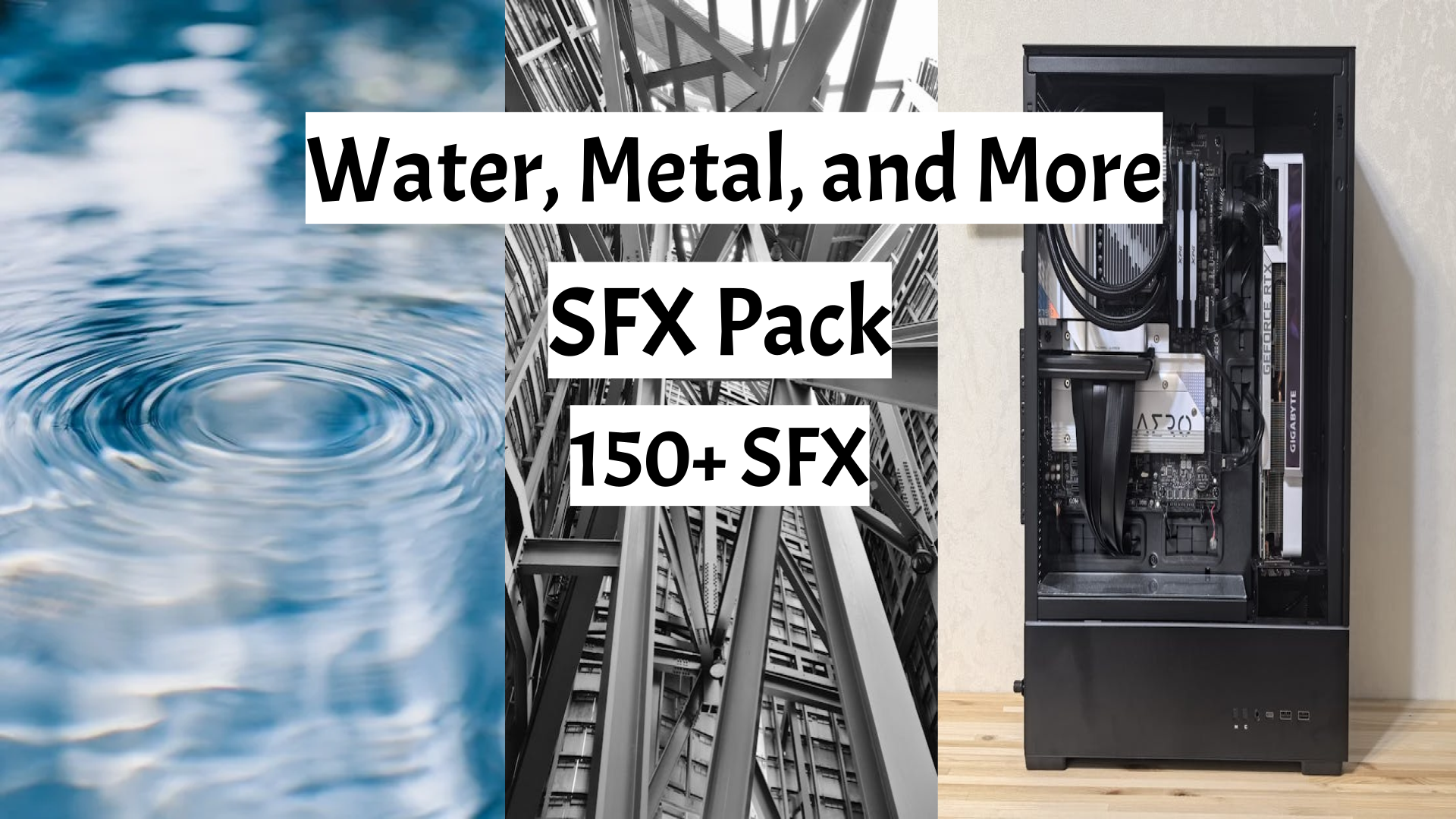 Water, Metal, & More SFX Pack by Aards