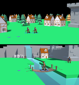 Building and Navmesh unit movement Test.