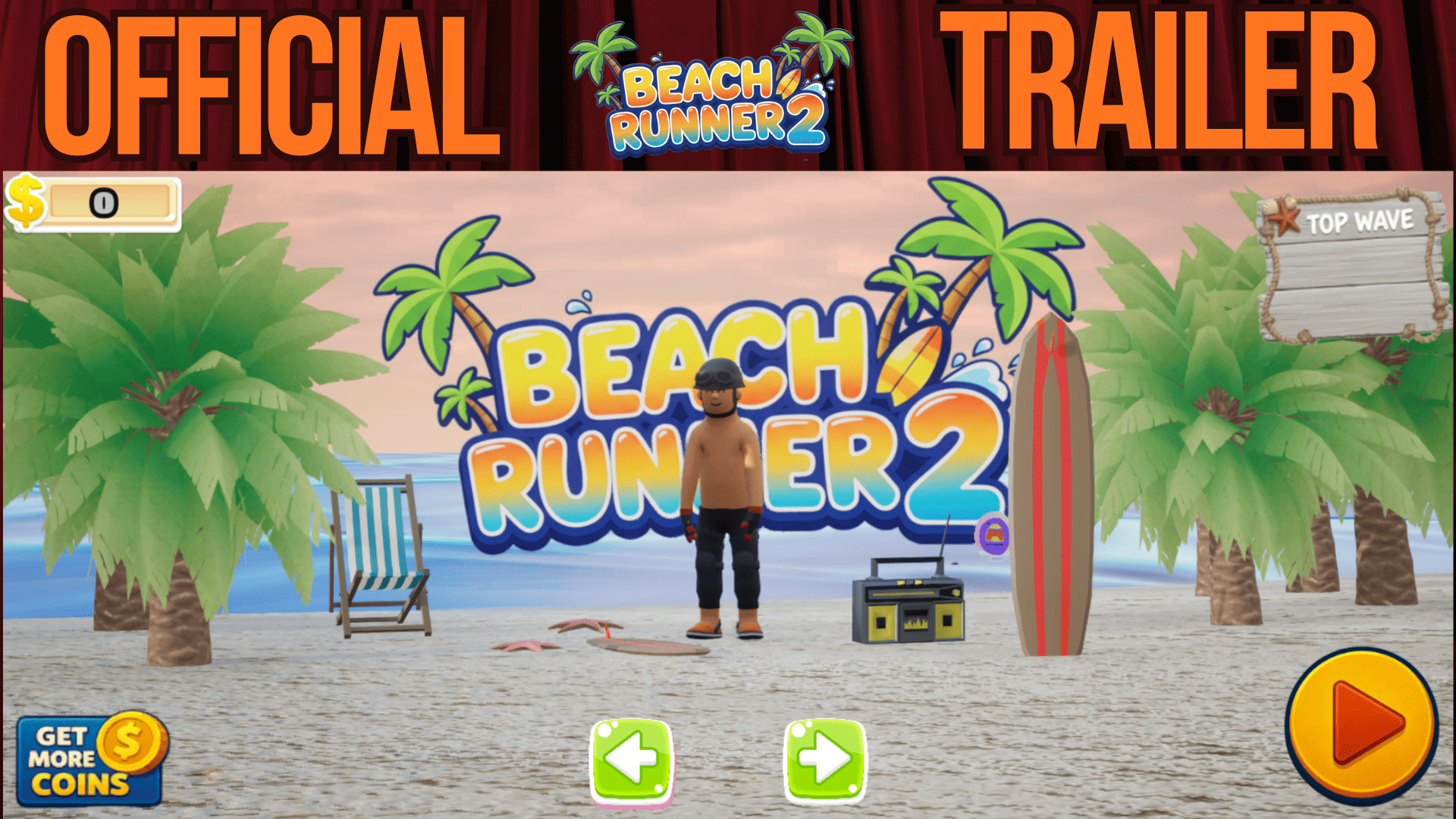 Beach Runner 2 – The First Horizontal Endless Runner Game