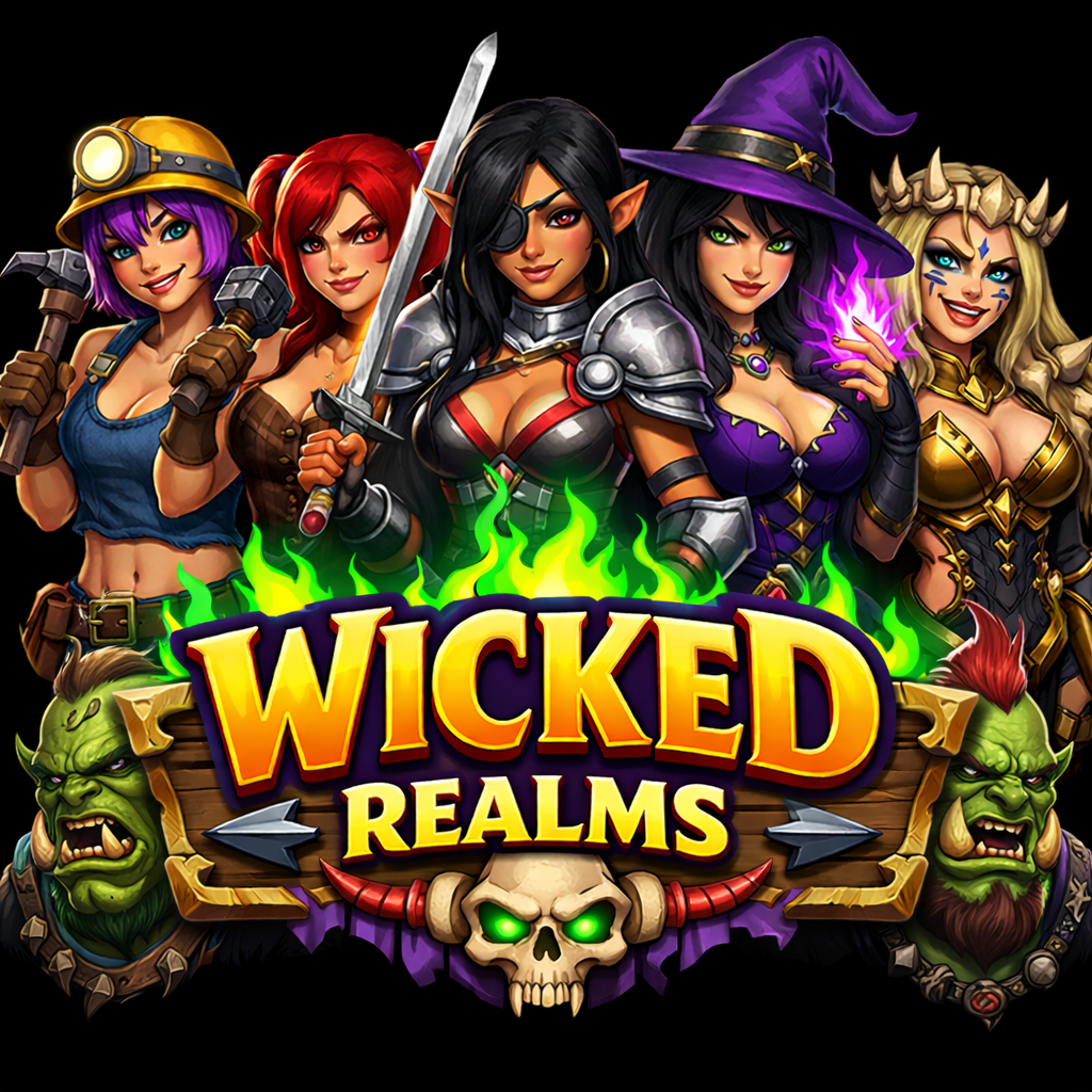 Cover art for Wicked Realms Clicker, an adult visual novel by Tsukiyami Games