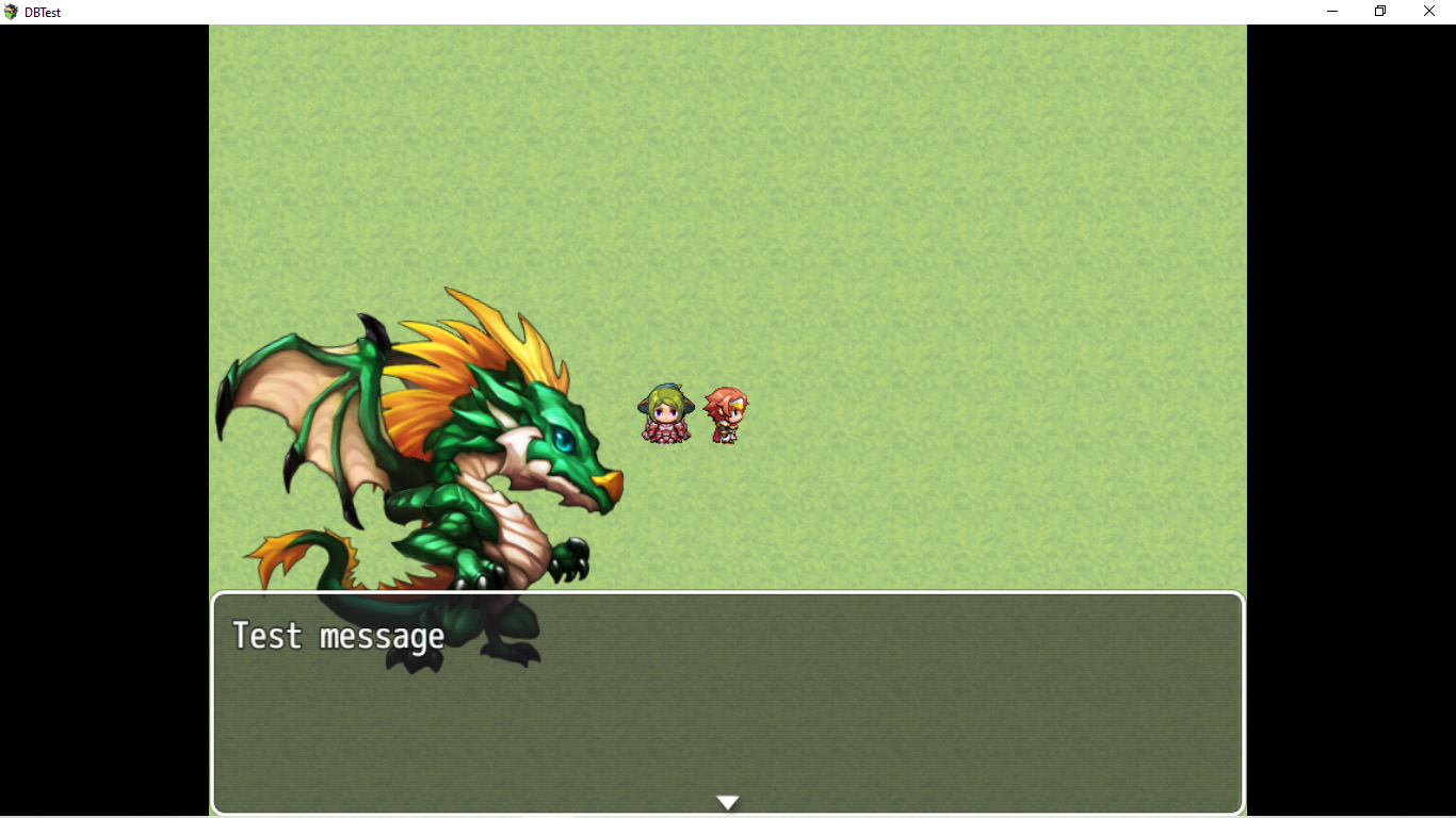 DragonBones Animations call in messages for RPG Maker MV by LordRaven