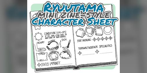 Cover image for Ryuutama Mini Character Sheet