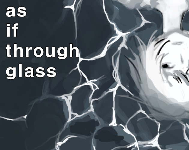 Cover image for as if through glass