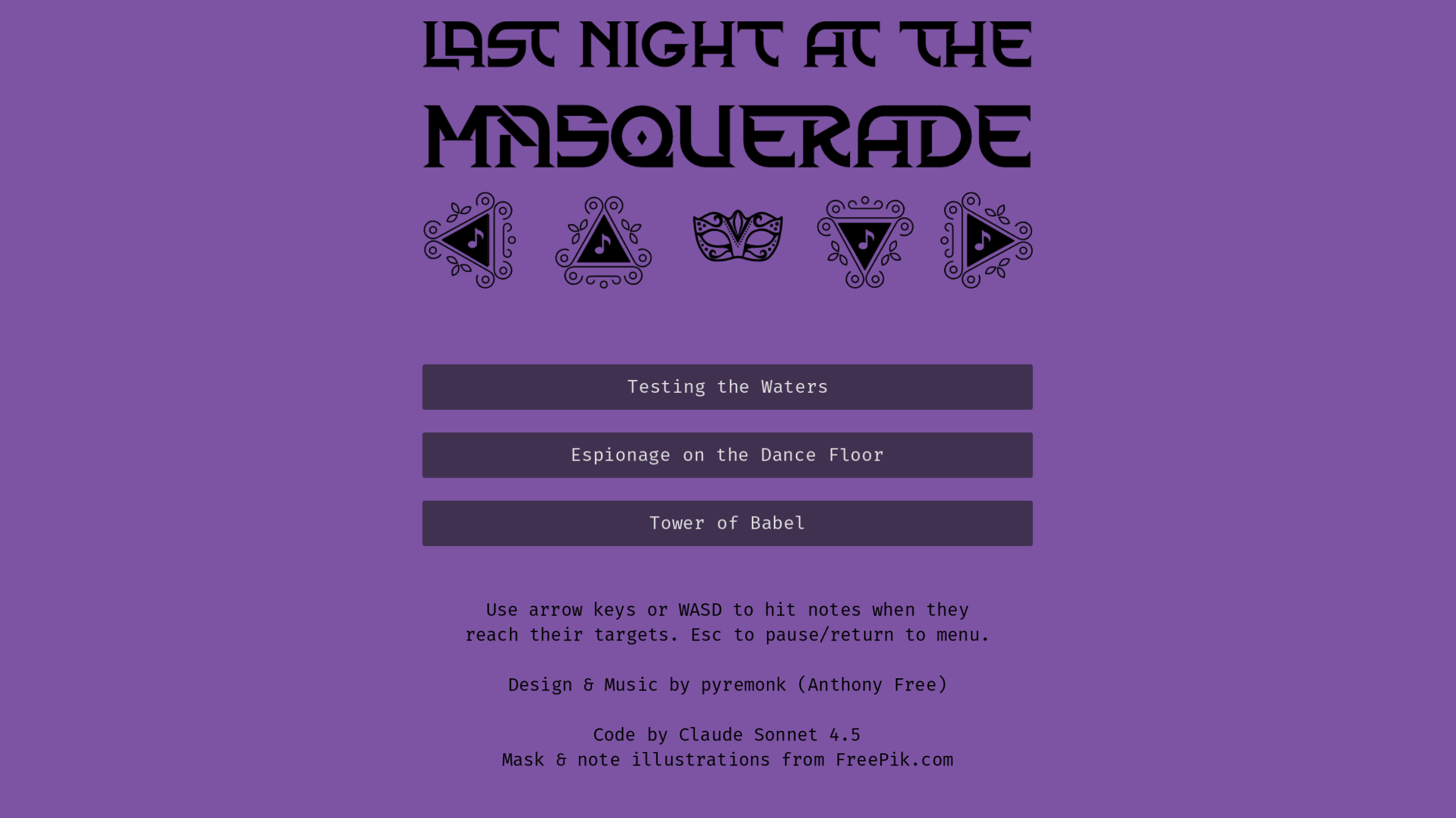 Last Night at the Masquerade