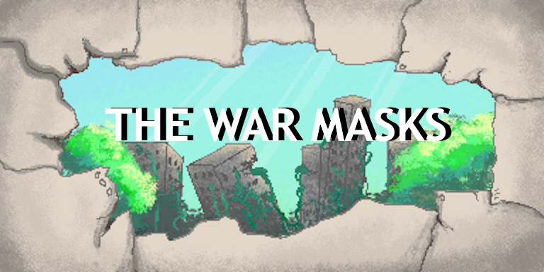 Cover image for THE WAR MASKS