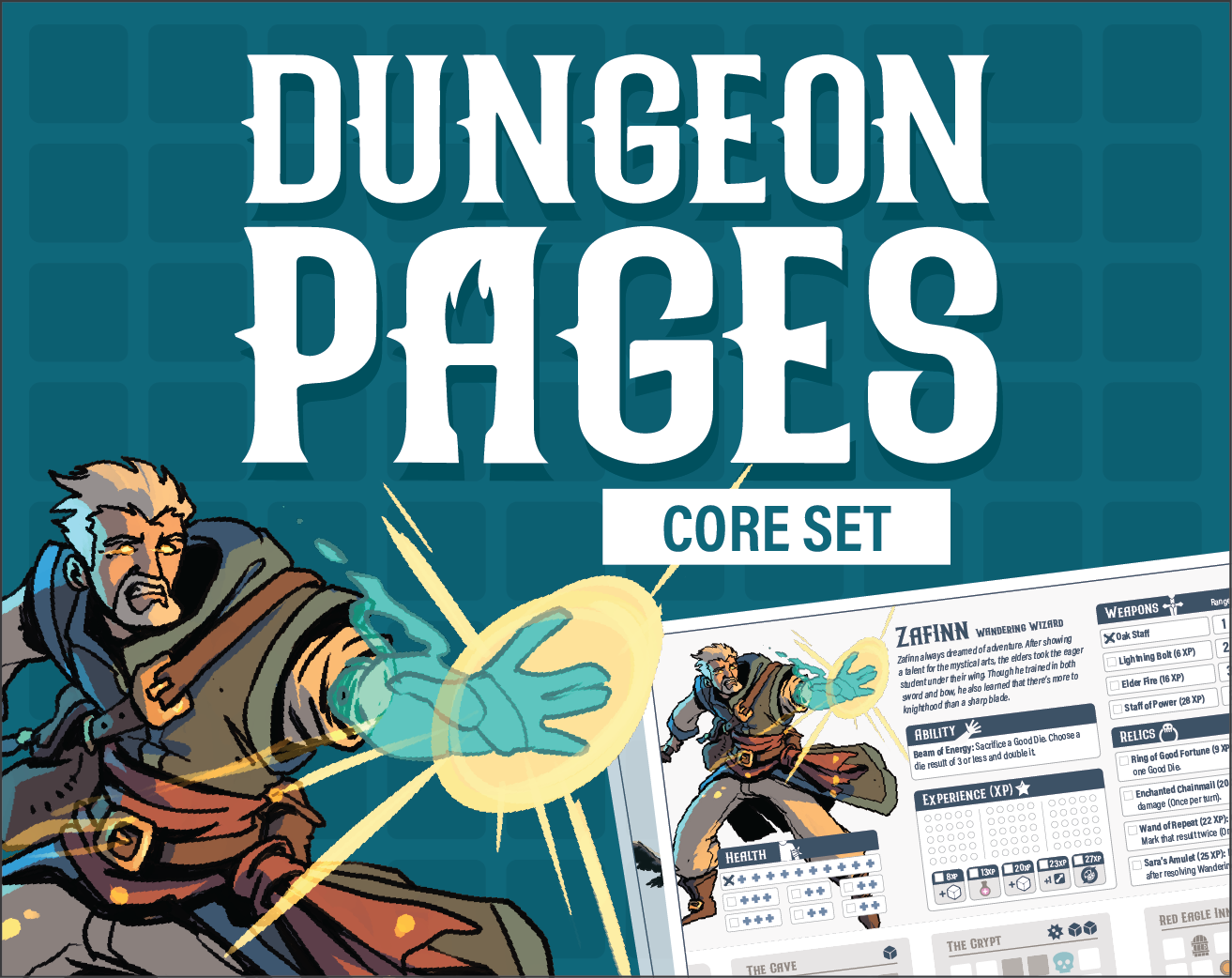 Cover image for Dungeon Pages (Core Set 2023)