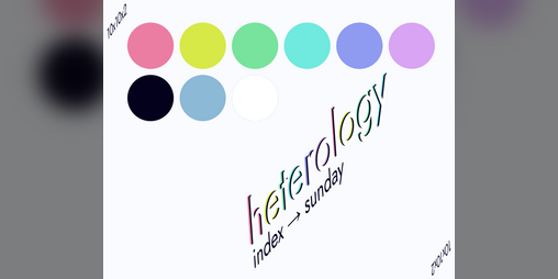 Cover image for heterology