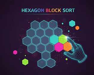 Hexagon Block Sort game screenshot