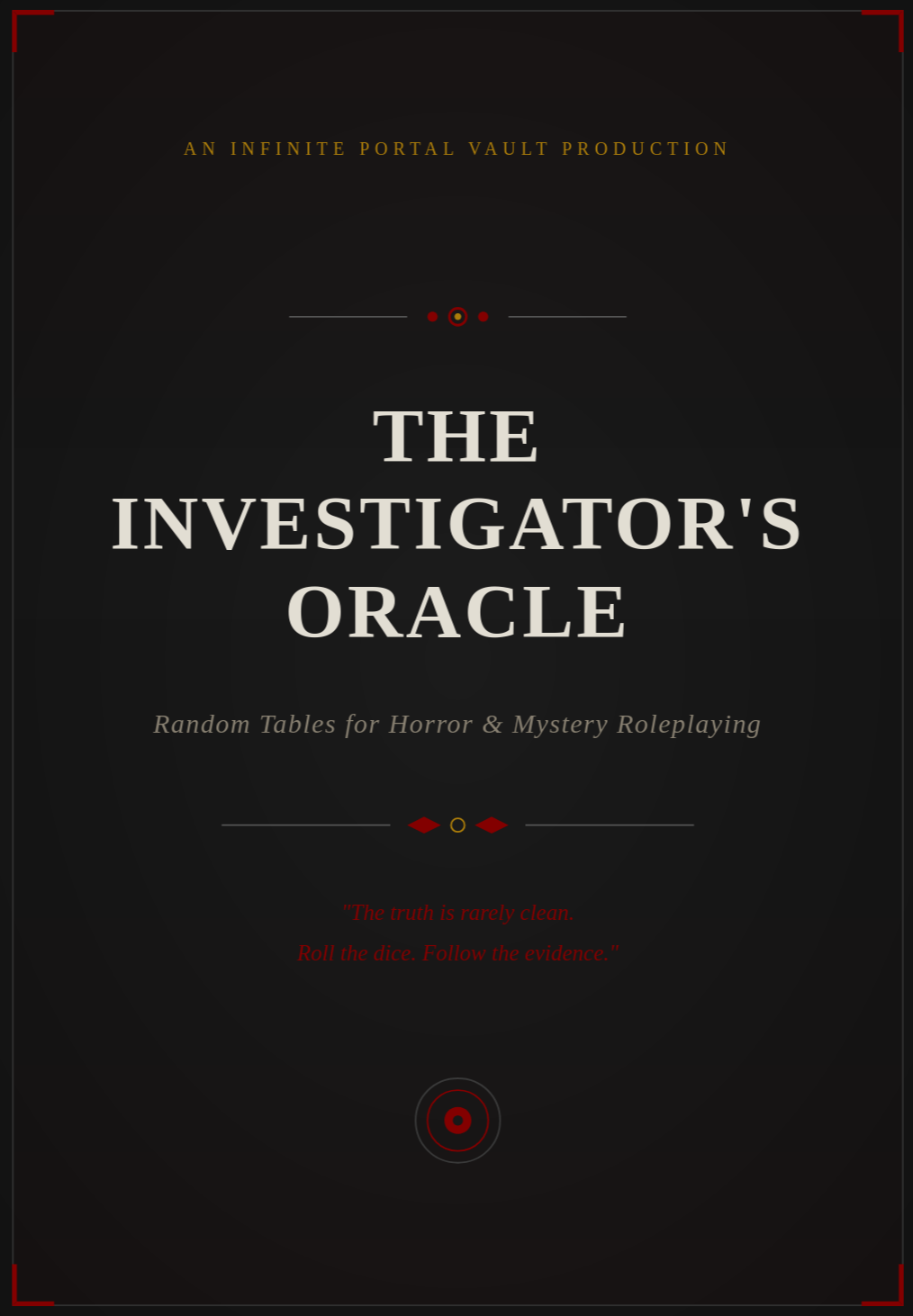 Portada de The Investigator's Oracle