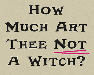 How Much Art Thee (NOT) A Witch game screenshot
