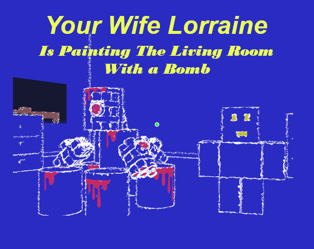 Cover image for Your Wife Lorraine Is Painting The Living Room With A Bomb
