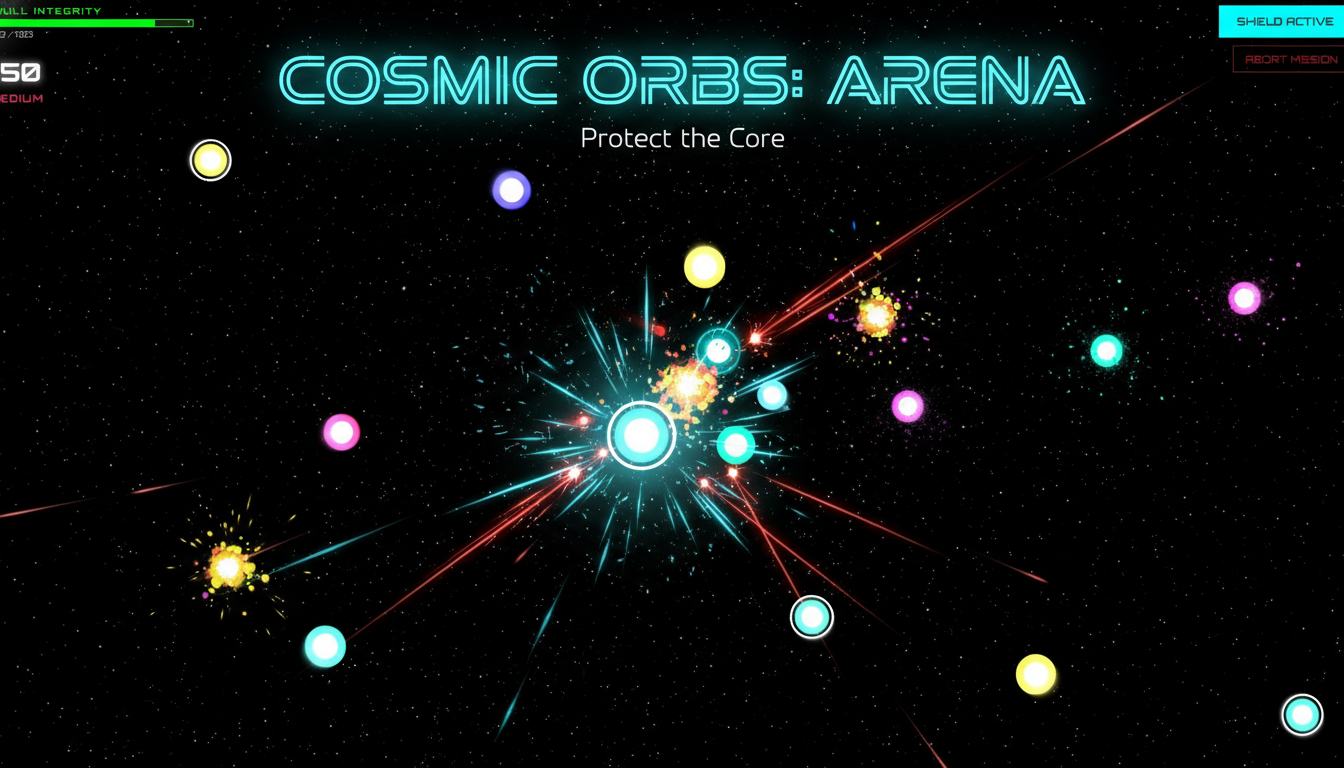 Neon Space Shooter Defender