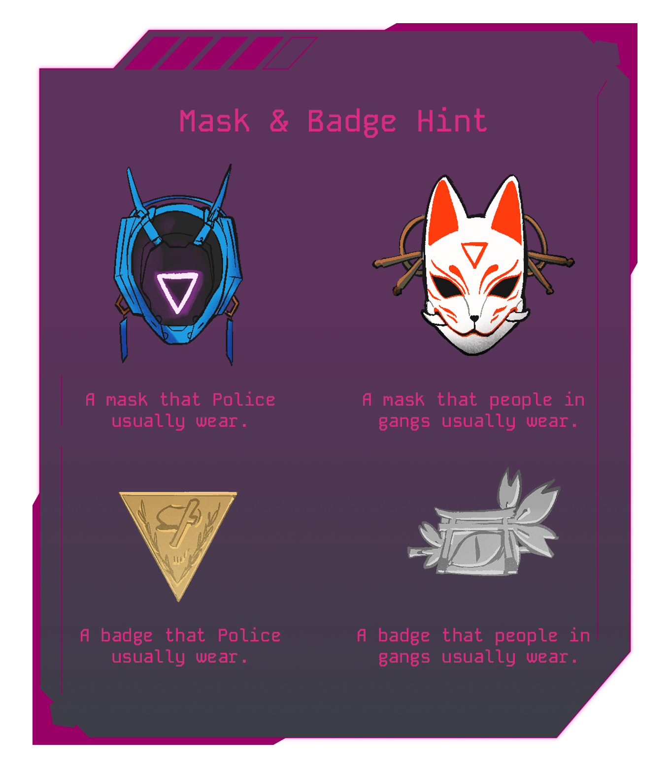 Mask & Badge