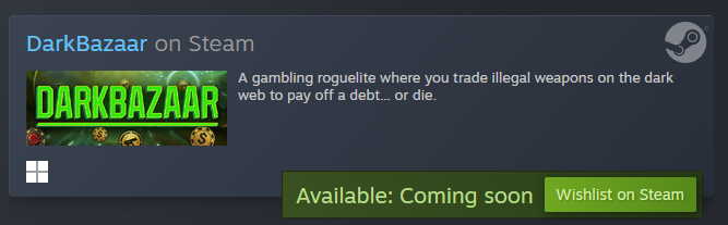 Wishlist on Steam