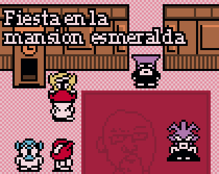 Cover image for Fiesta en la mansión esmeralda
