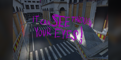 Cover image for IT CAN SEE THROUGH YOUR EYES!