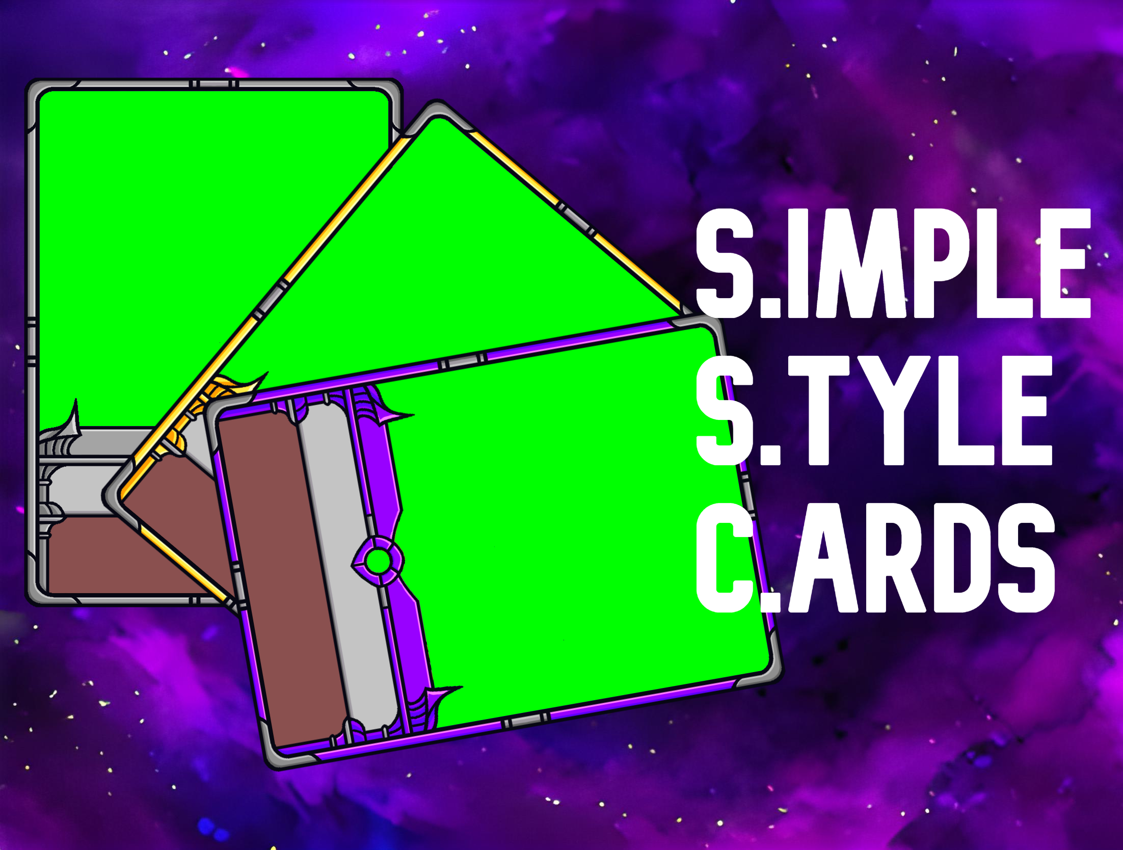 Dom Card Template Simple Design Simple Style Cards Template by John J. Wayne