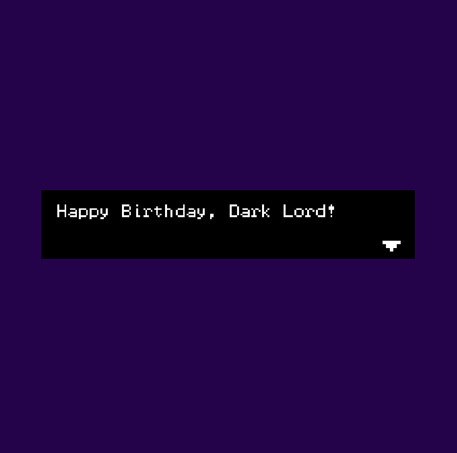 Cover image for Happy Birthday, Dark Lord!