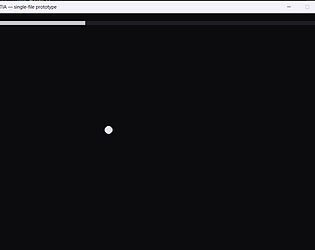 INERTIA — a control decay experiment game screenshot