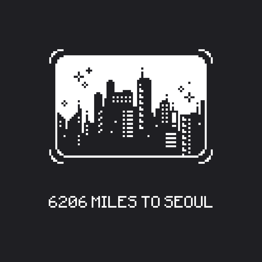 Cover image for 6206 Miles To Seoul