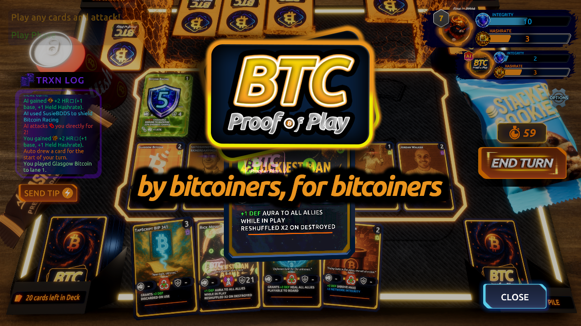 BTC: Proof of Play