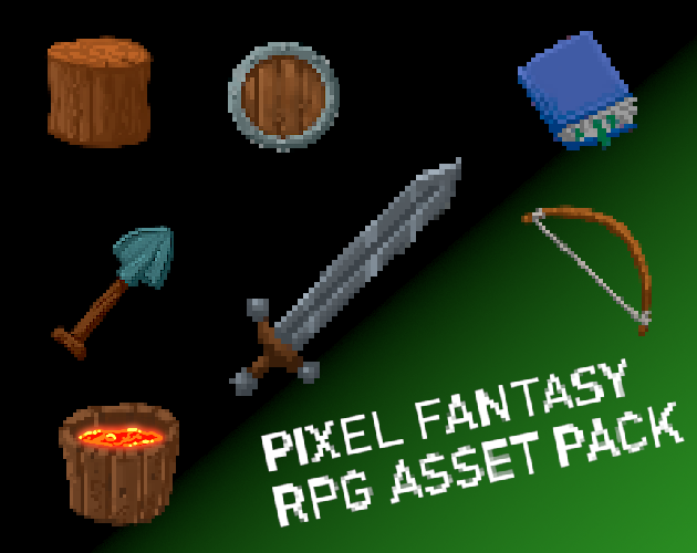 Free sample RPG inventory fantasy pack by Sons of Welder