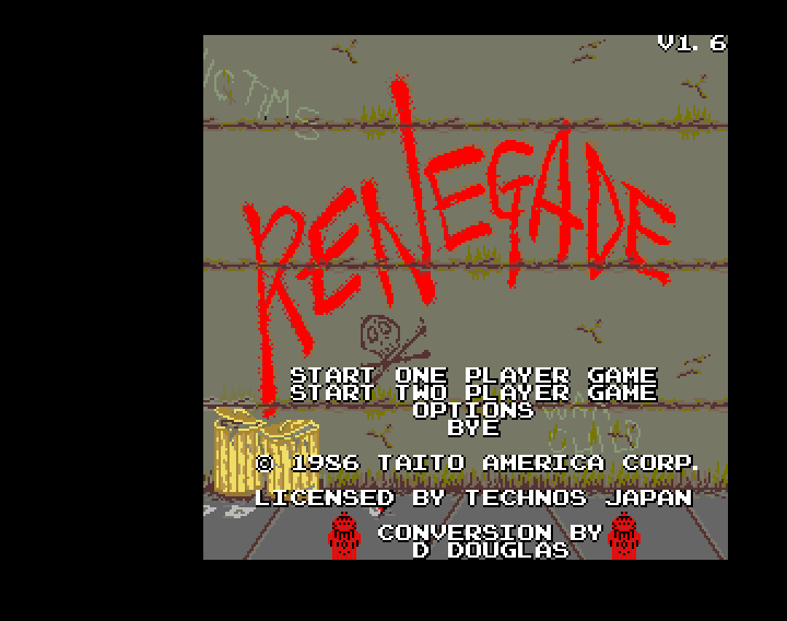 Cover image for Renegade Amiga Enhanced