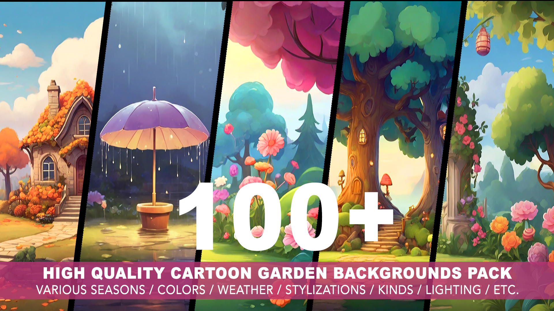 100+ GARDEN BACKGROUNDS
