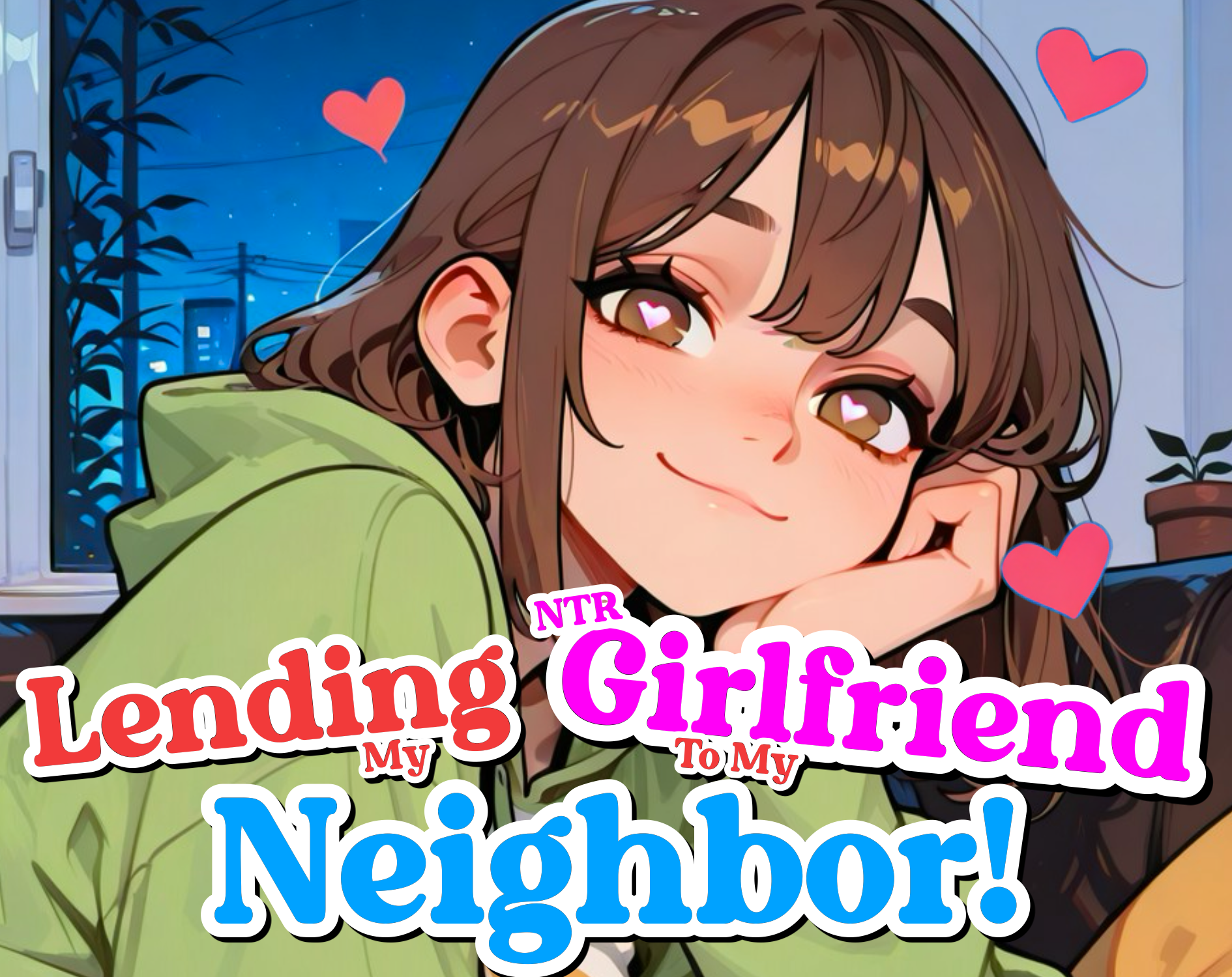 Cover art for Lending My NTR Girlfriend To My Neighbor, an adult visual novel by Roleplay Phone Games