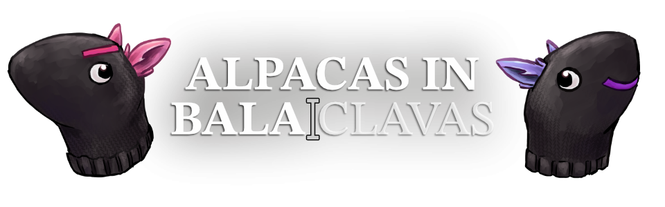 Alpacas in Balaclavas