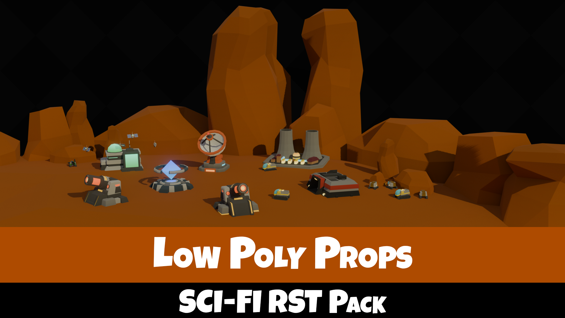 Low Poly Sci-Fi RTS Pack