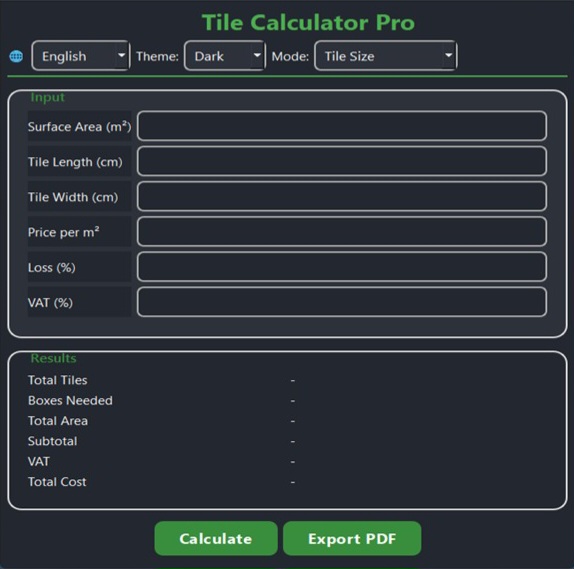 Tile Couter Tile Calculator – Professional Tile Calculation Tool - Release ...