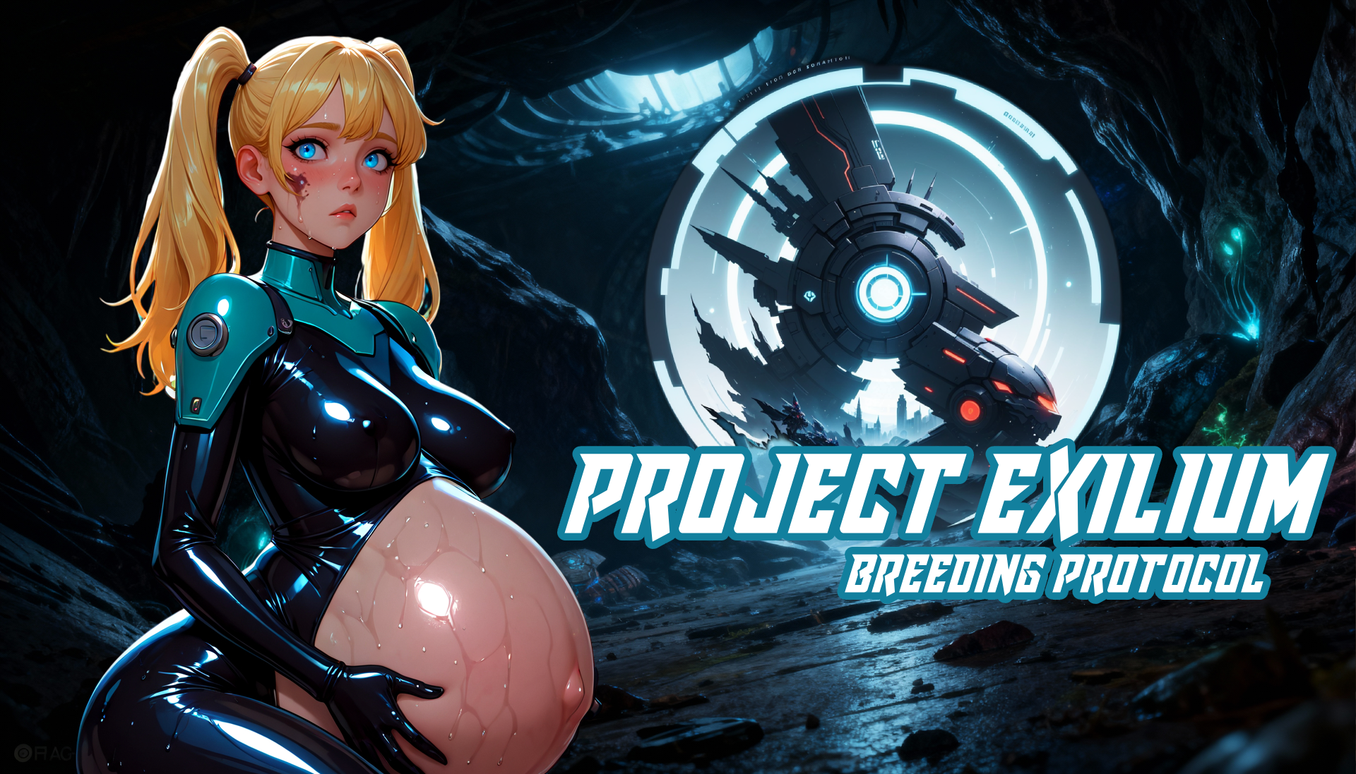 Cover art for Project Exilium - Breeding Protocol v0.1, an adult visual novel by nocturnalillusions