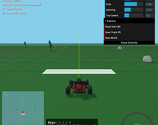 LowPolyCartJS game screenshot
