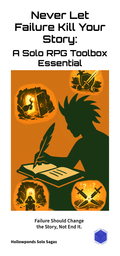 Never Let Failure Kill Your Story: A Solo Roleplaying Game Toolbox Essential