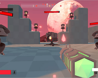 Cyber FPS game screenshot