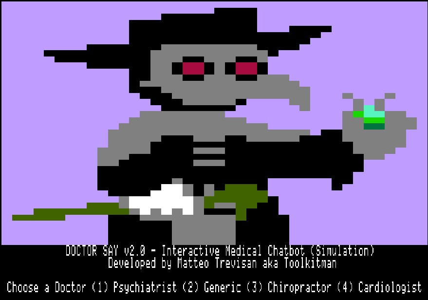 Doctor Say 2026 (Apple II) by Toolkitman