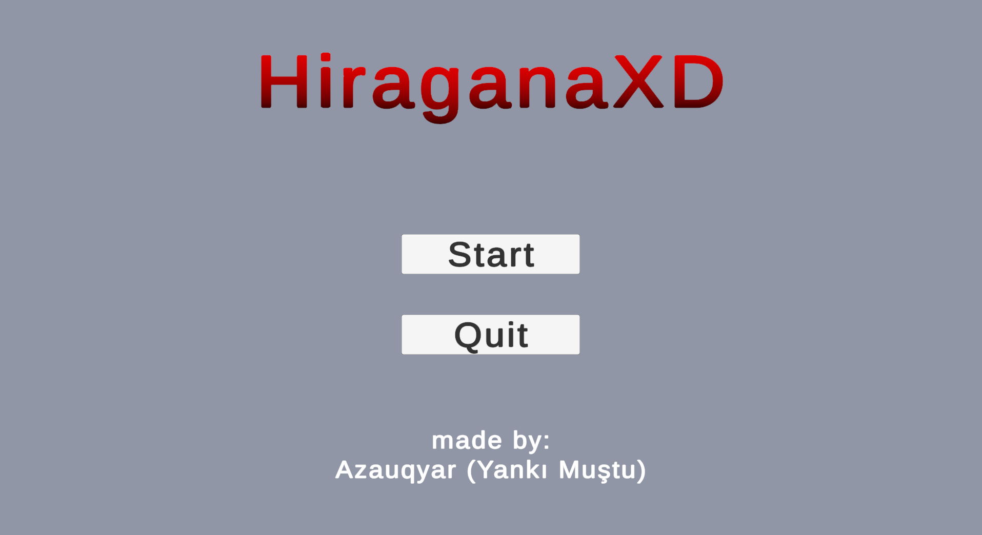 HiraganaXD
