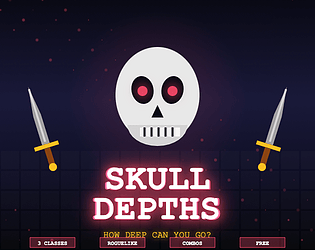 SKULL DEPTHS game screenshot