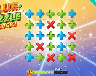 Plus Puzzle game screenshot
