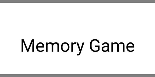 Cover image for Memory game