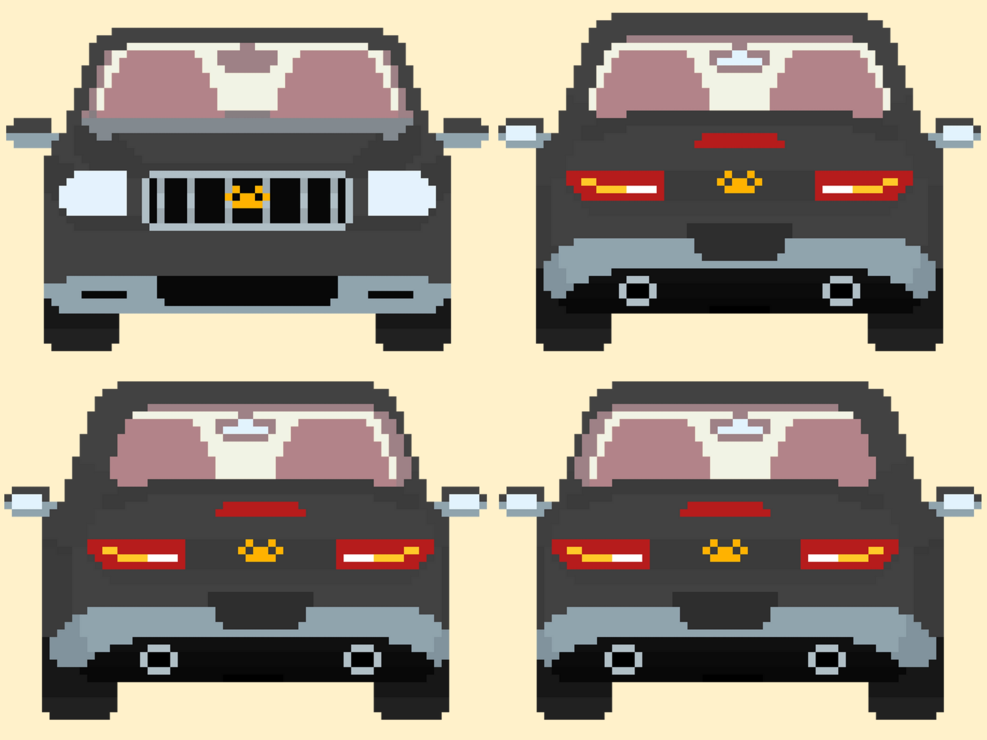 Cars Sprites Pack #9 (+3 cars animated) by Pay 'n' Sprite