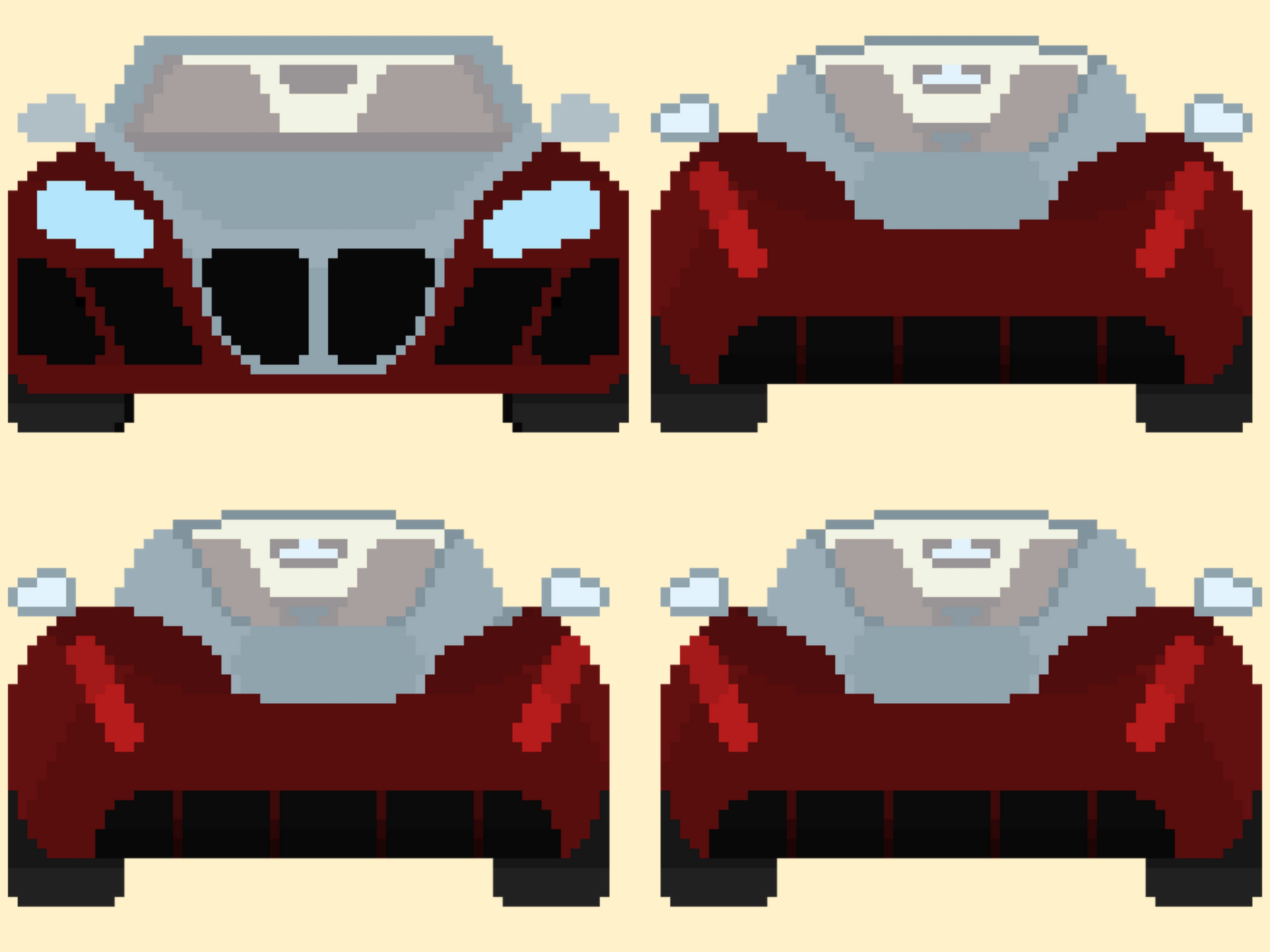 Cars Sprites Pack #9 (+3 cars animated) by Pay 'n' Sprite