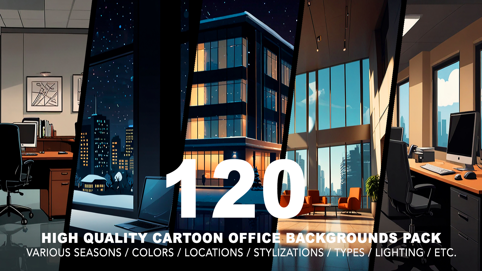 120+ OFFICE BACKGROUNDS