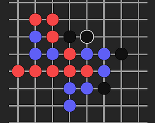 Cumulative N-in-a-Row game screenshot